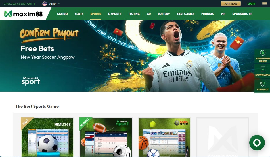 Maxim88 Sports Betting