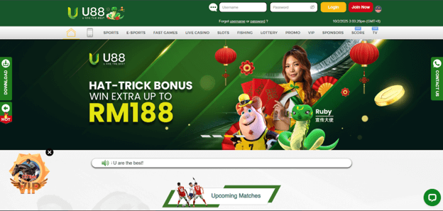 U88 Casino Website