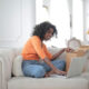 A Lady on Sofa