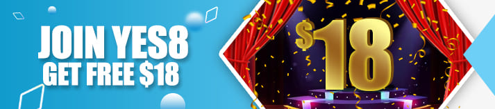 Join YES8 Now! Get Free $18