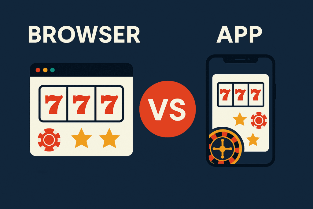 Mobile App VS Mobile Browser Casino