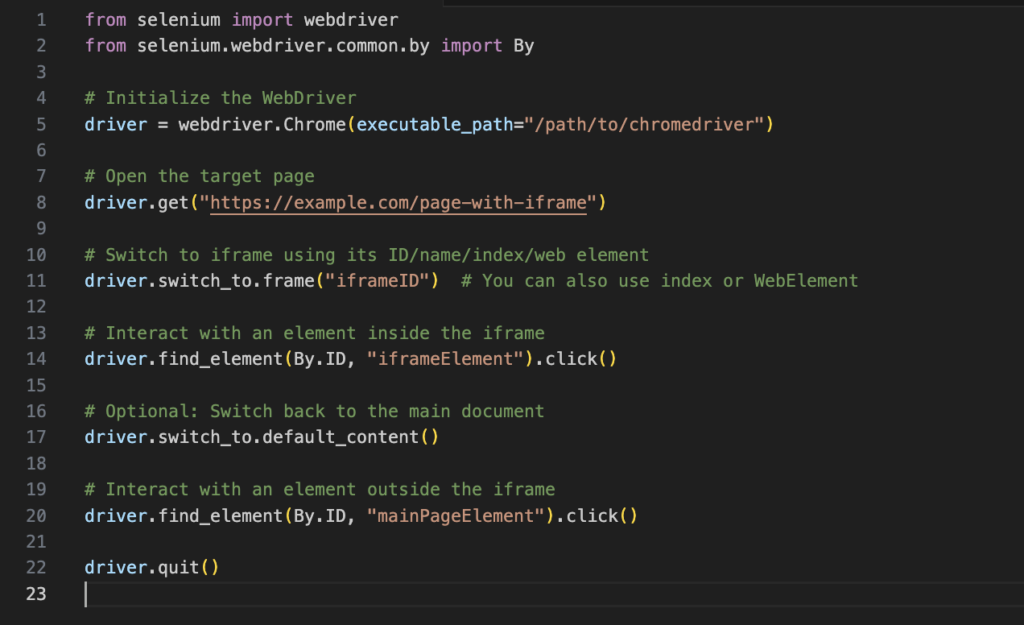 Selenium WebDriver-iframes-4