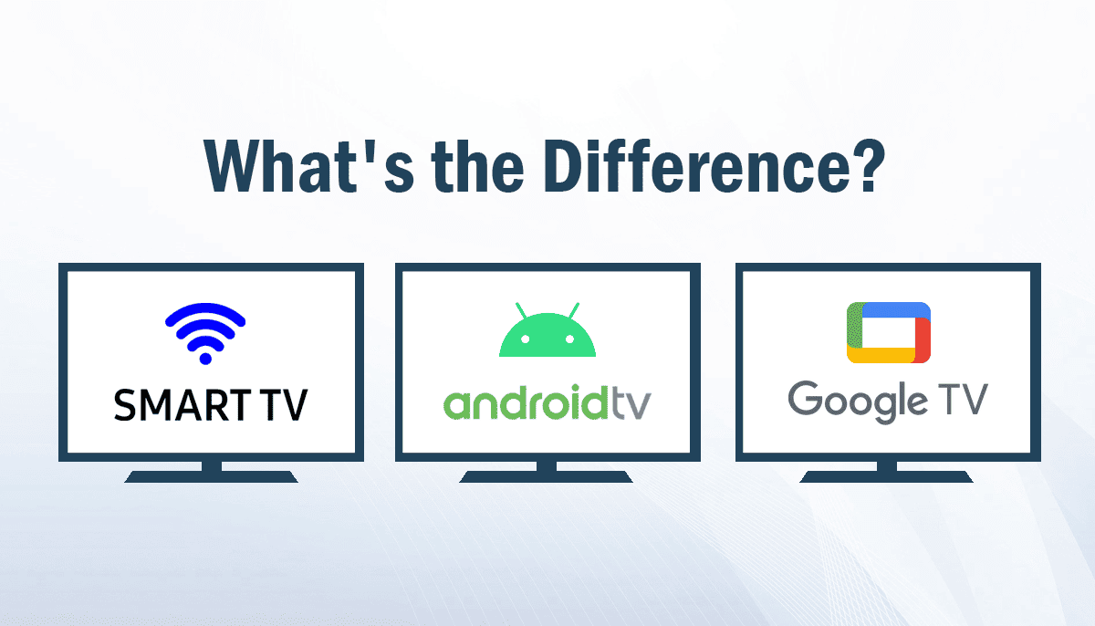 Smart TV vs Android TV vs Google TV - What's the Difference