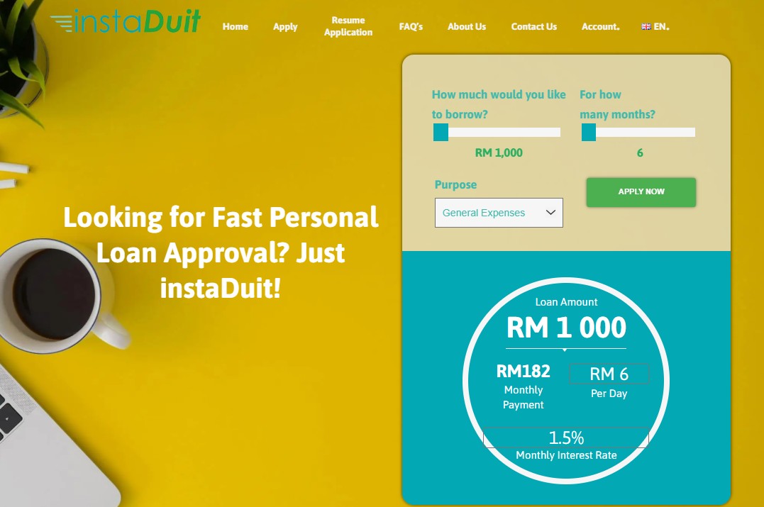 Instaduit loan in Malaysia