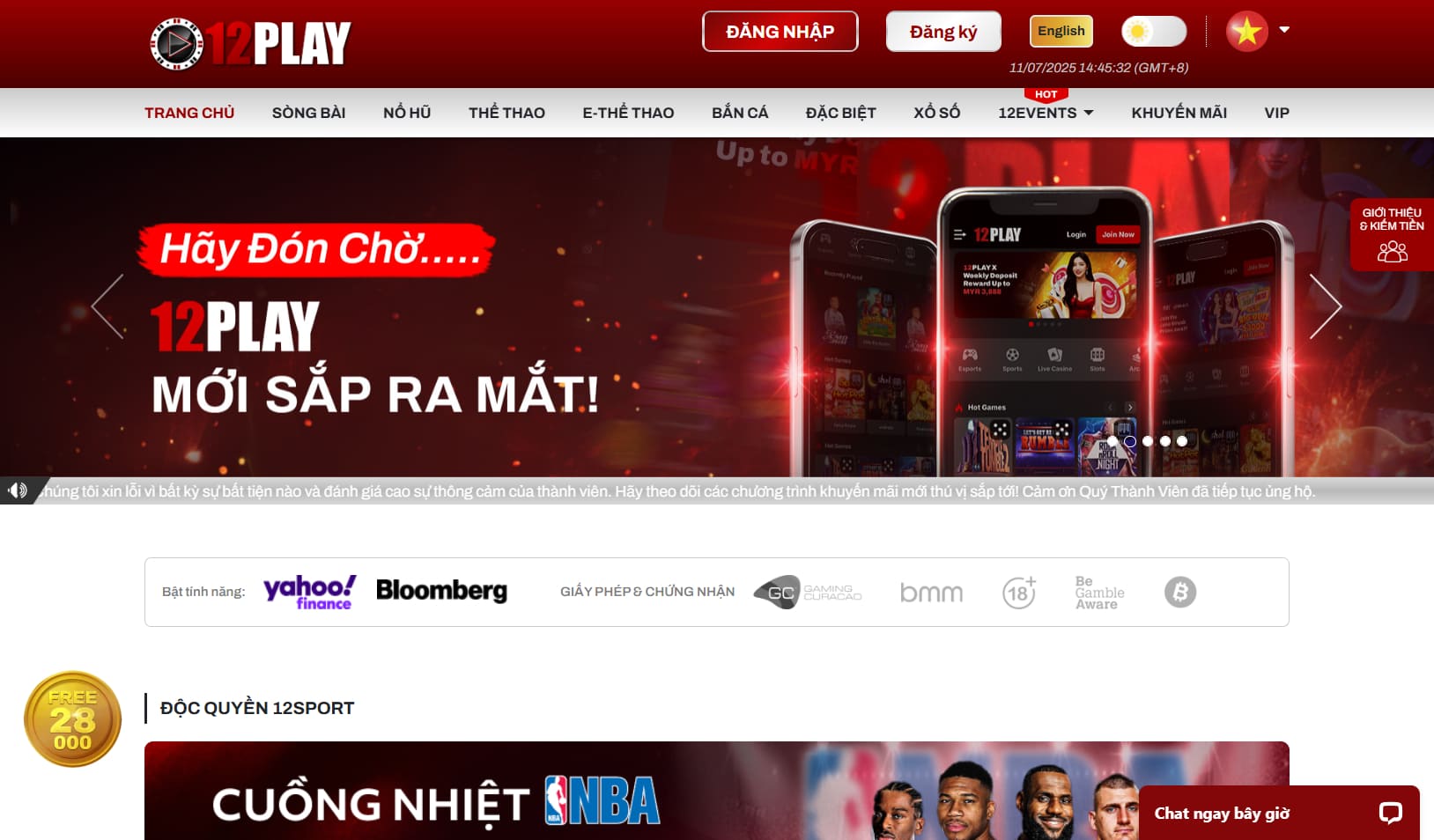 12Play-casino trực tuyến uy tín