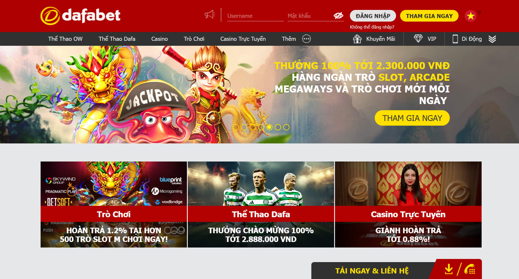 Dafabet-casino trực tuyến uy tín