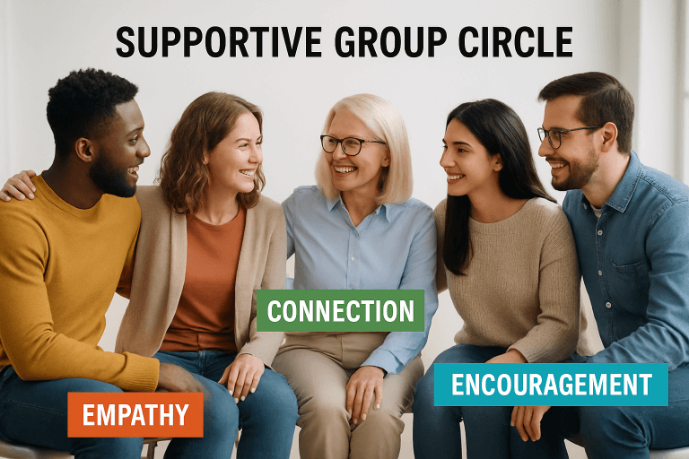 Supportive Group Circle