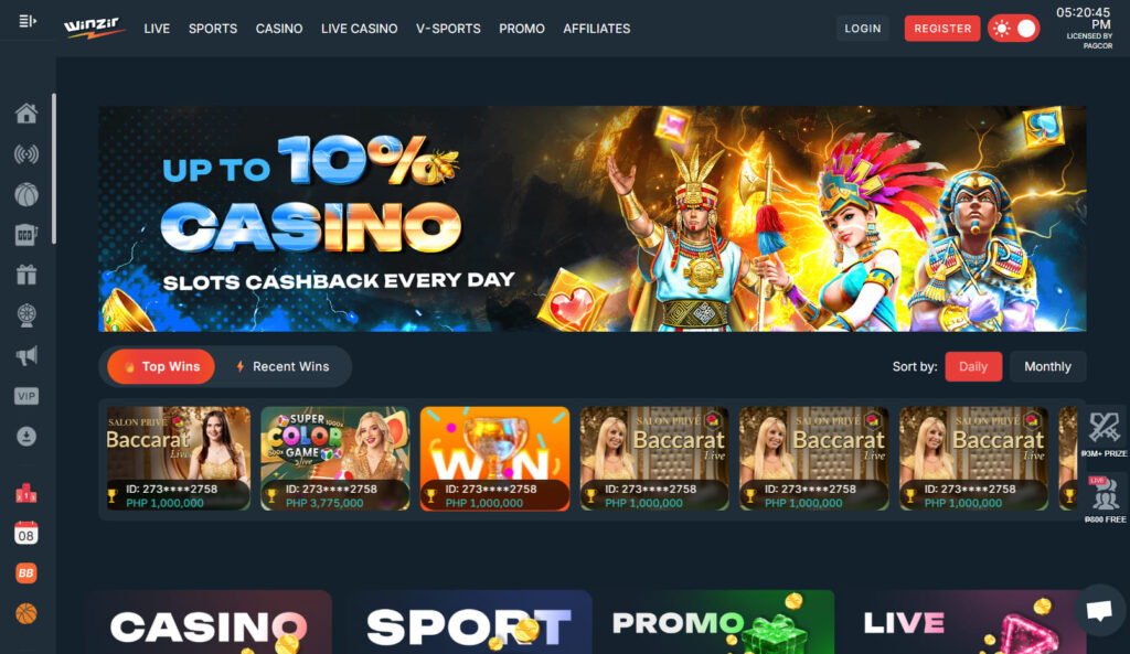 WinZir-Online Casino Philippines