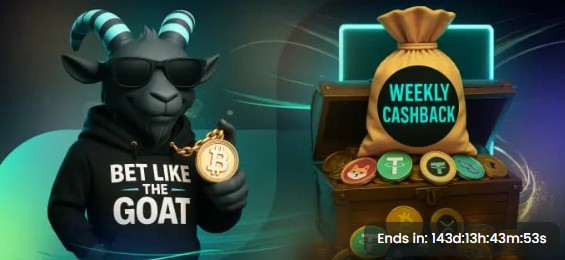 BETGOAT weekly cashback