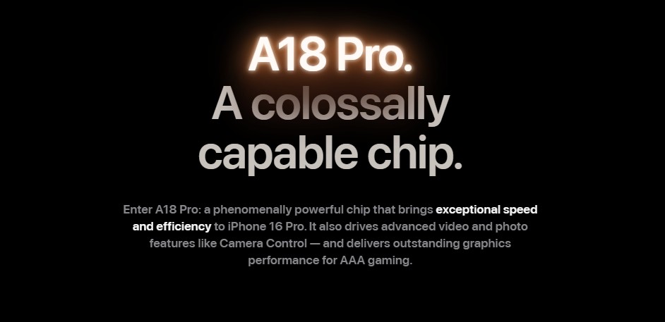 Iphone 16 Pro Max Chip