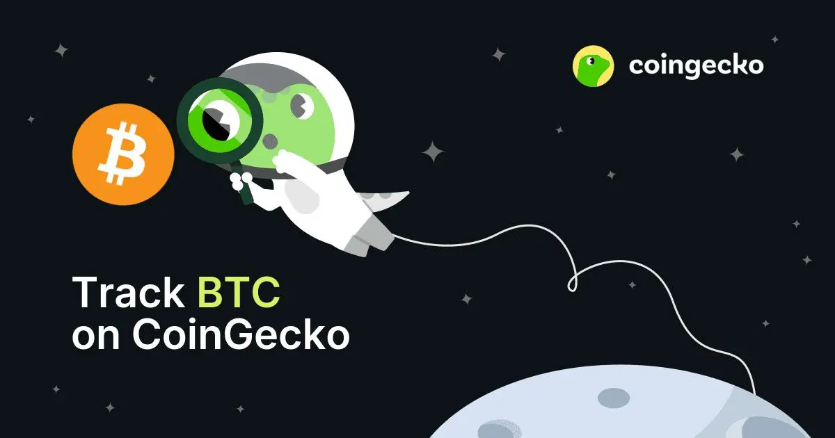 Coingecko btc tracking