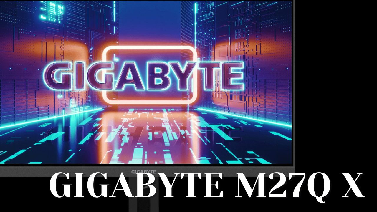 Gigabyte M27Q X 27-inch QHD 240Hz gaming monitor with KVM switch and USB-C connectivity