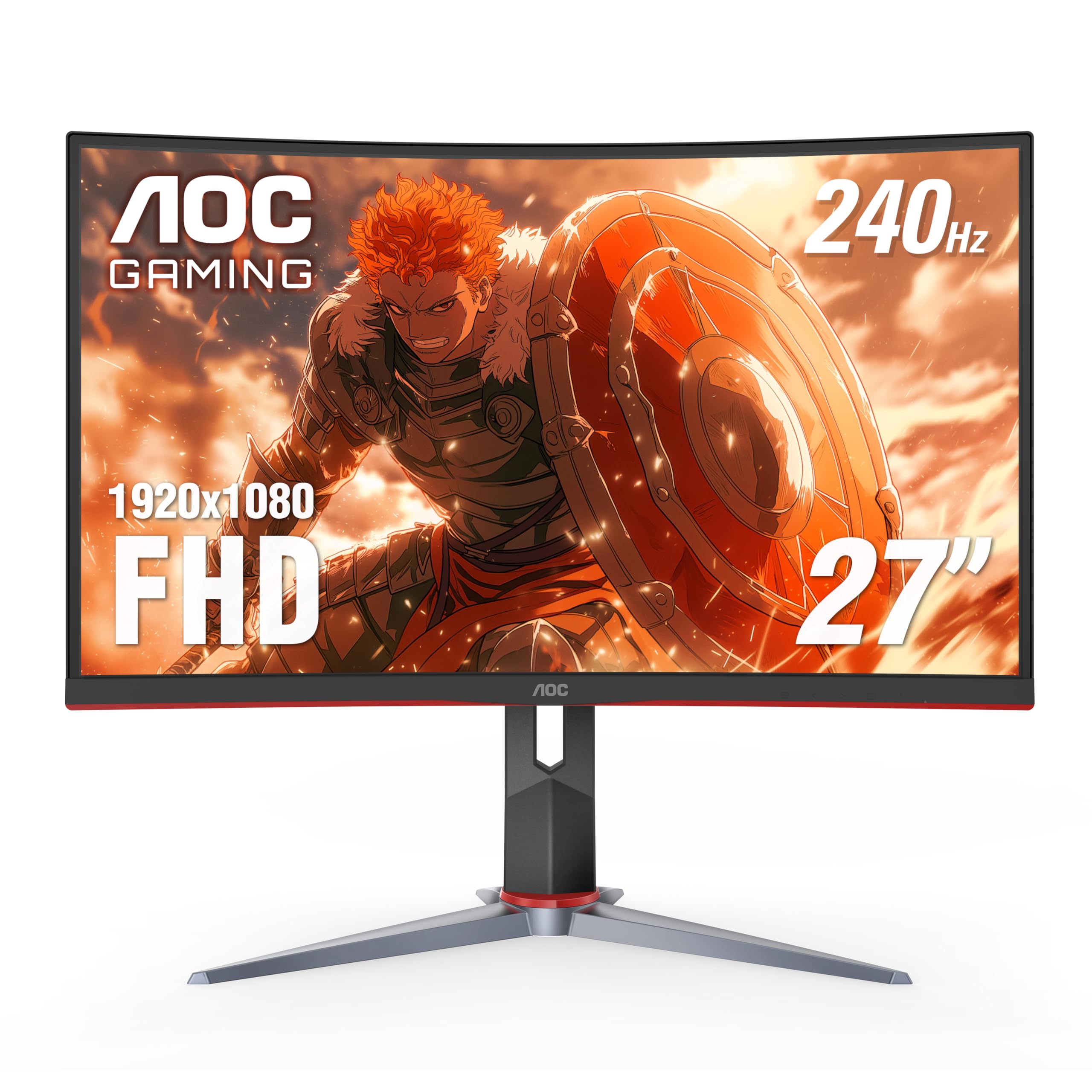 AOC C27G2Z 240Hz curved monitor for CS2