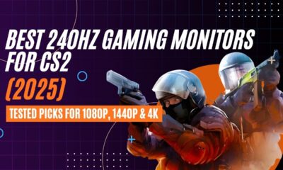 Best 240Hz gaming monitors for CS2 in 2025 — top tested picks for 1080p, 1440p, and 4K competitive gaming