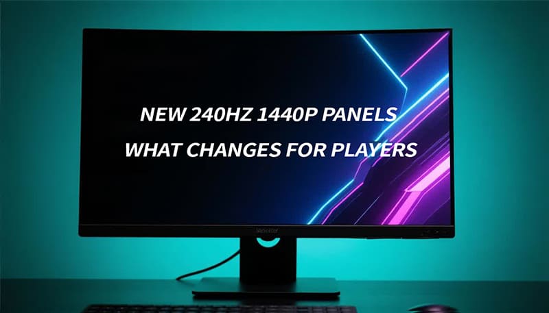 New 240Hz 1440p Panels What Changes for Players