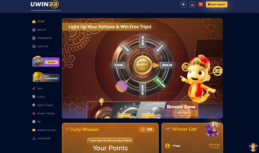 Uwin33 in house game