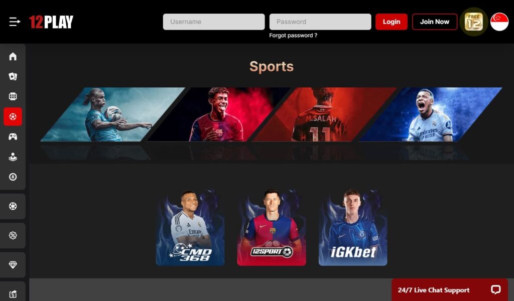 12Play-Sports Betting Singapore