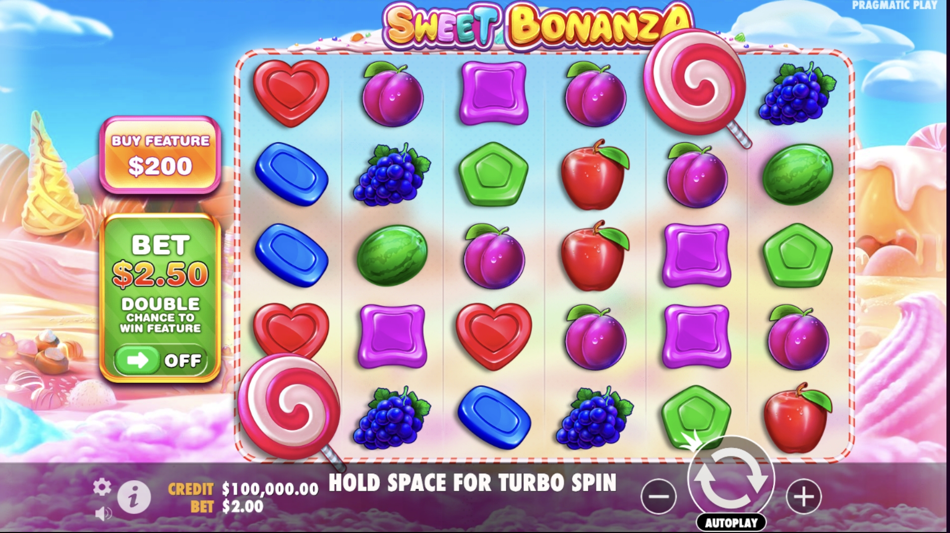 sweet bonanza gameplay