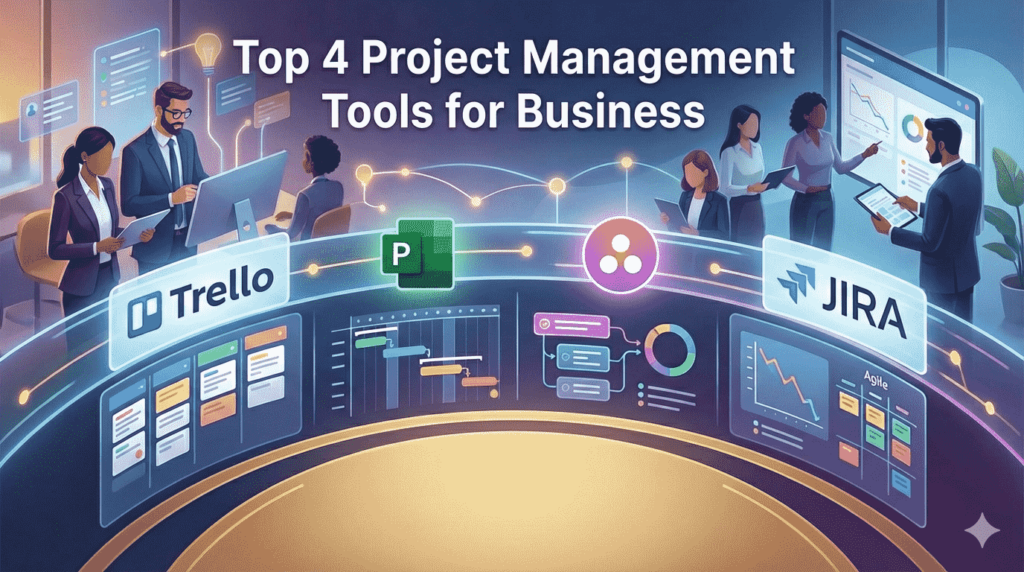 Top 4 Project Management Tools for Business