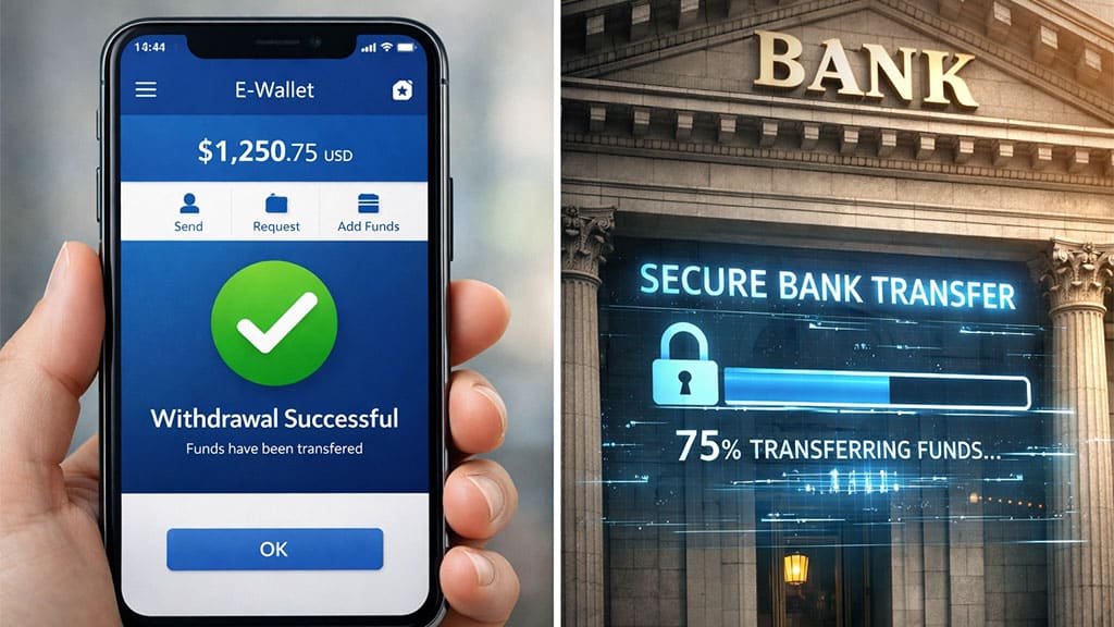 E-Wallet vs Bank Transfer-Which Is Safer for Withdrawals