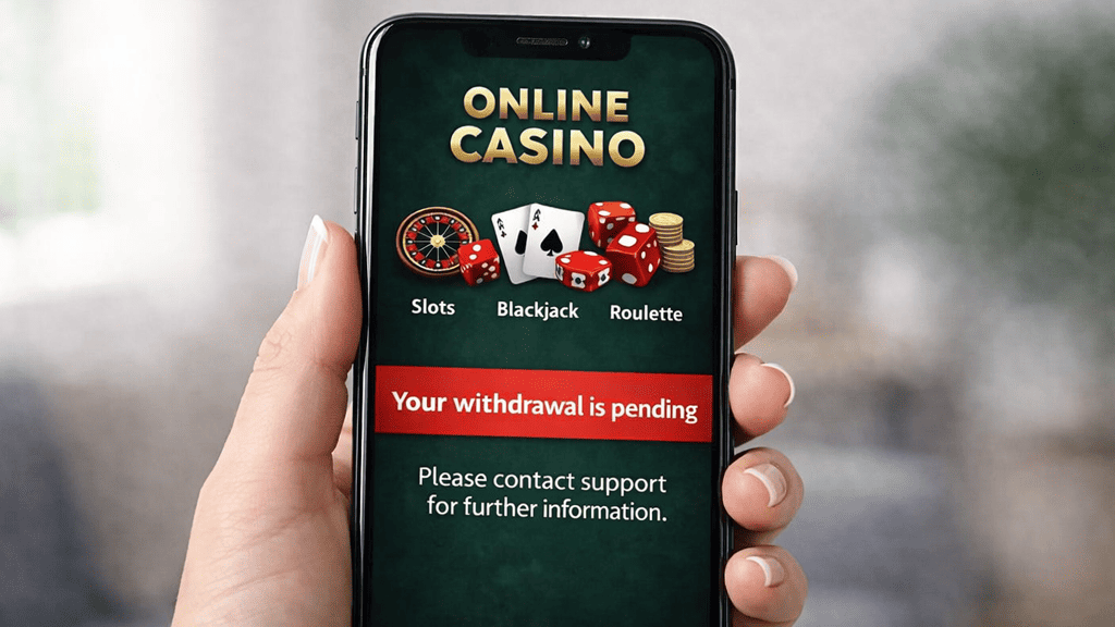Online Casino Withdrawal Pending